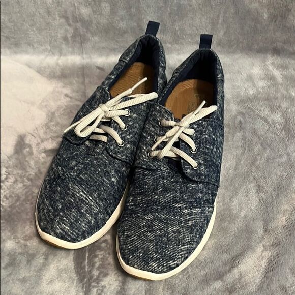 COPY - TOMS Del Ray Navy Washed Denim Women’s Sneaker - Picture 1 of 9